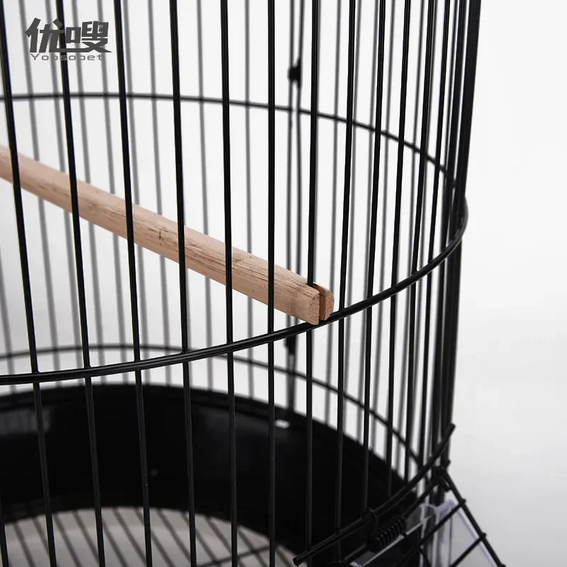 Jaulas redondas para pájaros de arte europeo, jaula para loros, diámetro 33CM de alto, 74CM, nido para pájaros - imagen 5