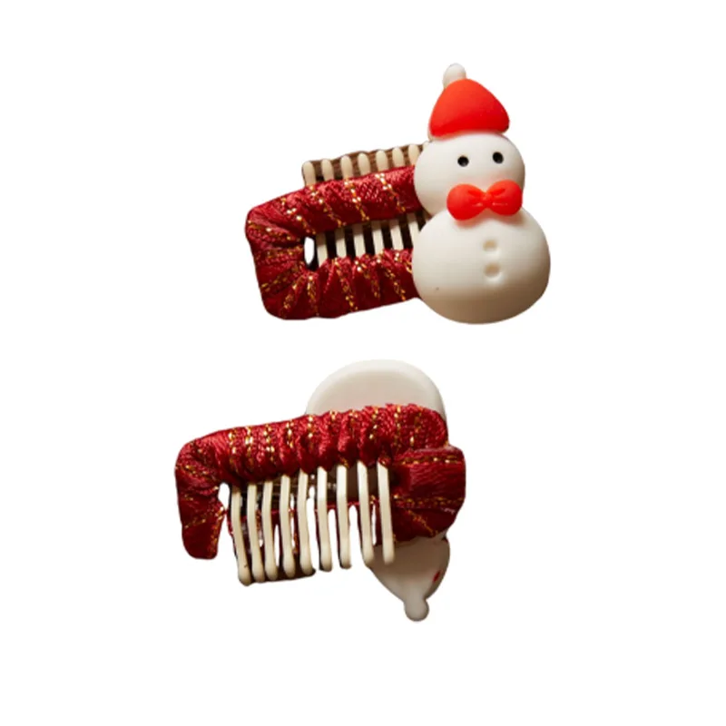 Pinza para el pelo de Navidad y Año Nuevo para gatos y perros, bonito accesorio hecho a mano con lazo para fiesta de disfraces de perros y gatos de peluche maltés