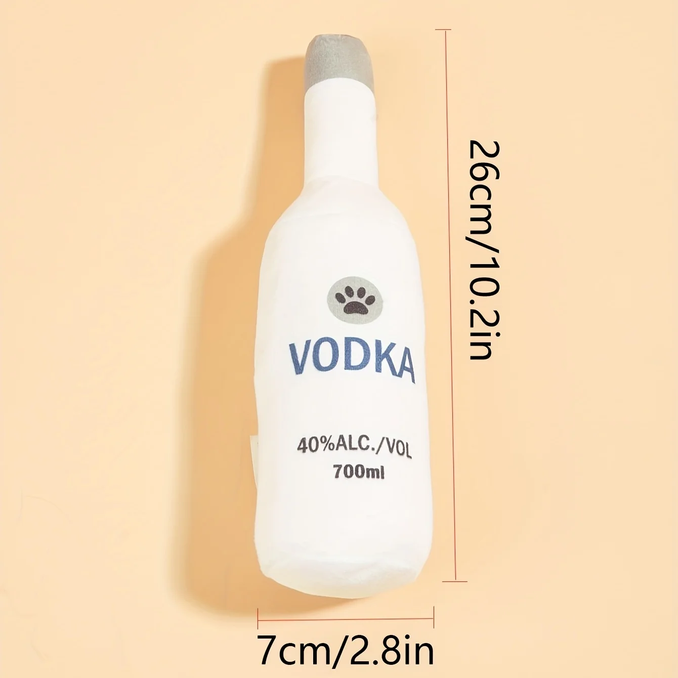 การออกแบบขวดไวน์ 1 ชิ้นสัตว์เลี้ยงบดฟันของเล่นตุ๊กตาทนทานเคี้ยวของเล่นสําหรับสุนัขอุปทานแบบโต้ตอบ - imagen 2