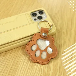 Llavero de cuero con pelo – Recuerdo personalizado para gato y perro