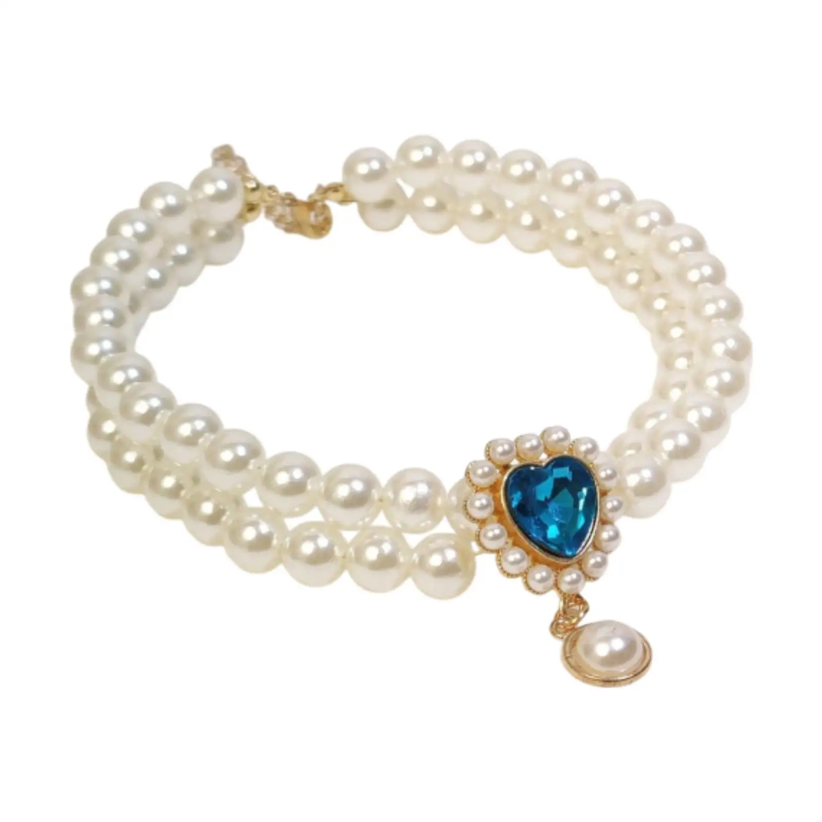 Pet Pearl Necklace Adjustable Dress up Dog Collar Necklaces Pet Puppy Jewelry Pet Pearl Necklace Adjustable Dress up Dog Collar Necklaces Pet Puppy Jewelry