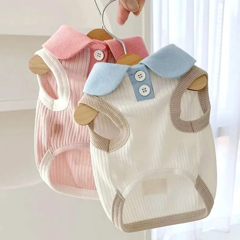 Ropa de verano para perros, camisa para cachorros, blusa, ropa para mascotas de primavera, camisas para perros y mascotas, suministros de ropa