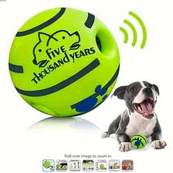 Pelota masticable para perros – Juguete duradero con sonido