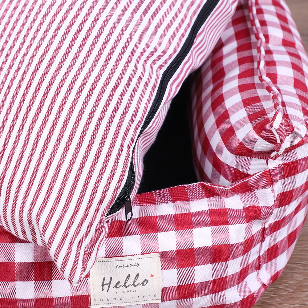 Camas para perros pequeños, cama a cuadros, suministros para mascotas, accesorios, cojines para sofá, accesorios para cachorros grandes, manta, cestas para gatos, estera para mascotas - imagen 4