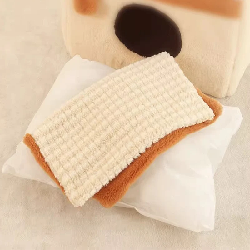 HOOPET-casa de invierno para mascotas, cueva cálida, cesta para perros pequeños, esterilla suave para gatos, perrera para cachorros, suministros para mascotas para dormir profundamente - imagen 5