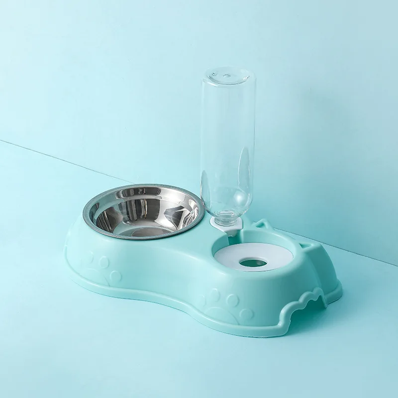 Comedero doble 2 en 1 para gatos y perros – dispensador de agua comida - imagen 2