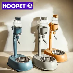 Dispensador de agua y comida anti‑derrame para perros, gatos