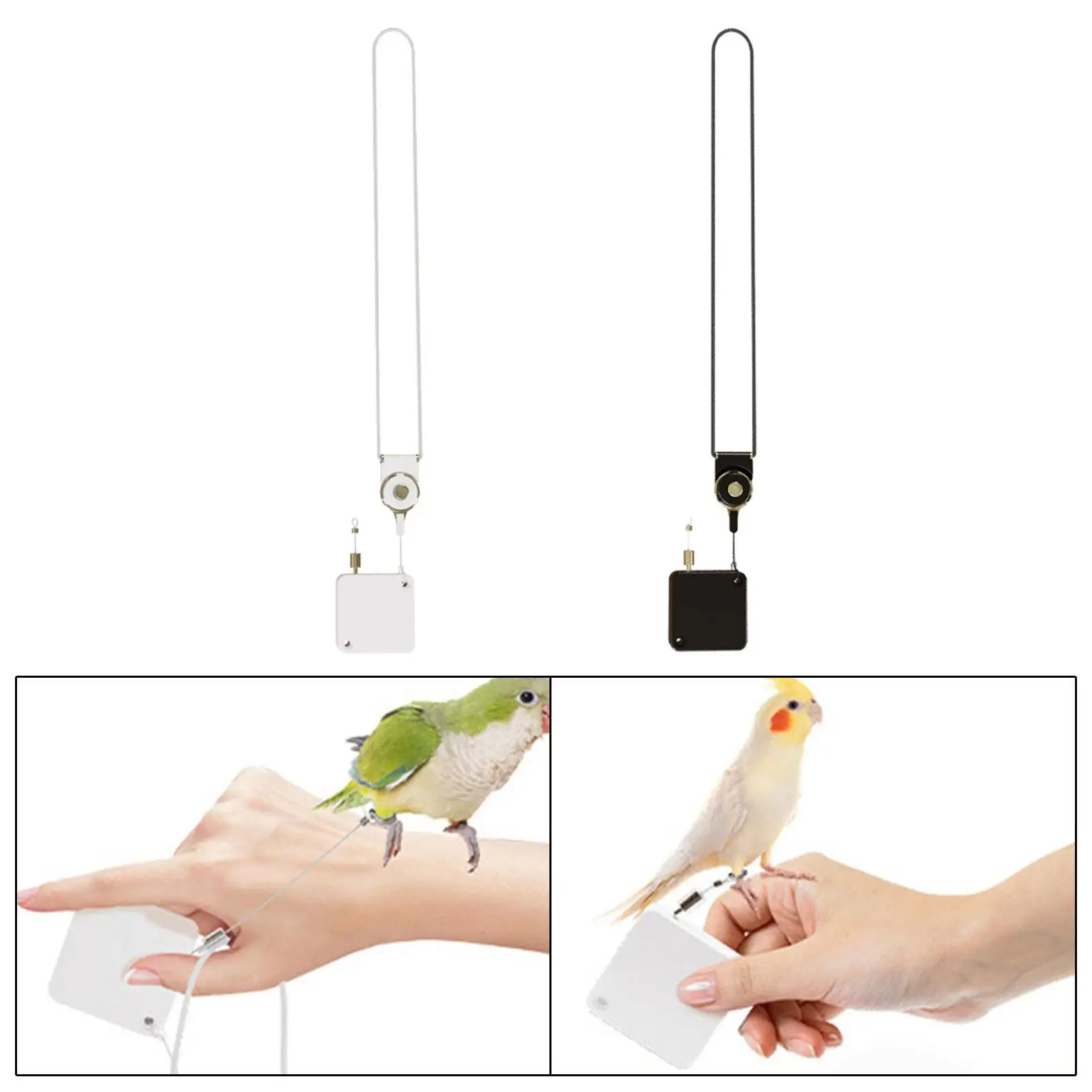 Bird Harness Leash Parrot Foot Chain Accessories 210cm Easy to Control Automatic