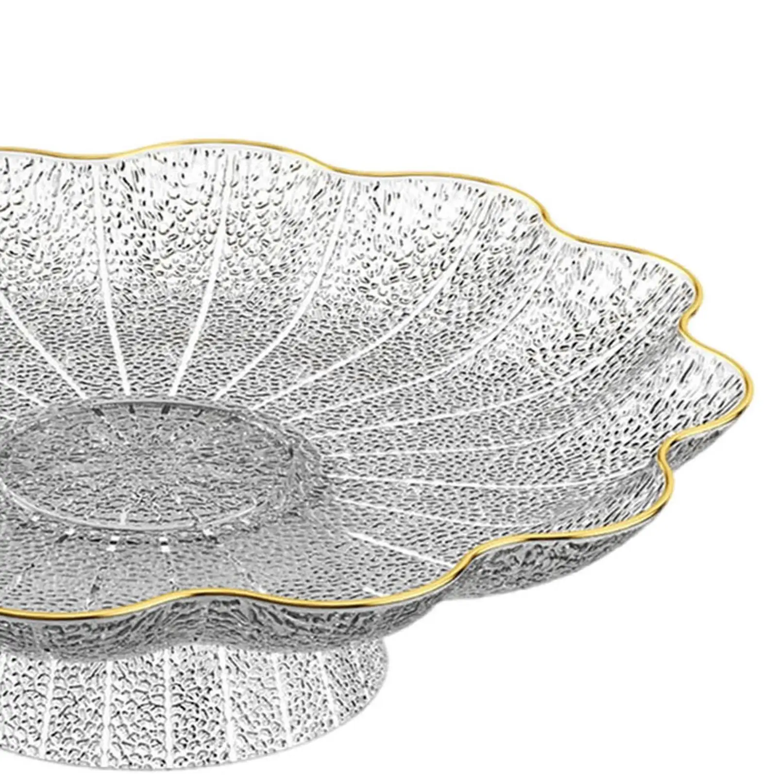 Frutero con patas, plato de comida, centros de mesa grandes prácticos, cesta de fruta estética, bandeja para servir dulces y aperitivos, nueces - imagen 5