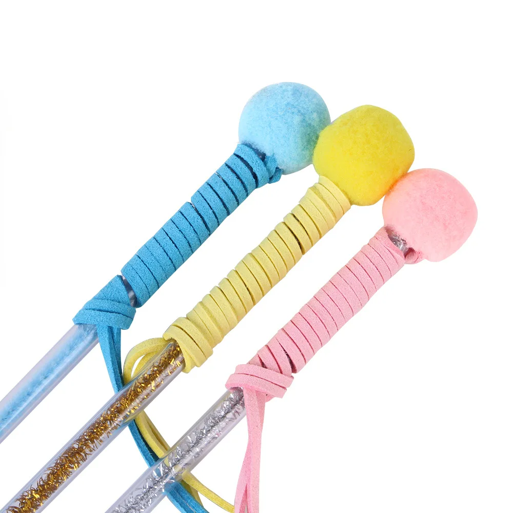 Juguete interactivo con flor de simulación para gato, varita de juguete con campana, rosa, varita, suministros - imagen 4