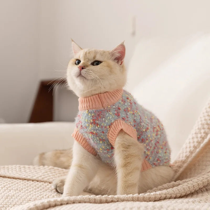Suéter cálido para gatos y perros pequeños - Ropa de invierno estilo oso - imagen 4