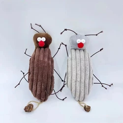 Juguete interactivo insecto peluche suave para gatos cazar