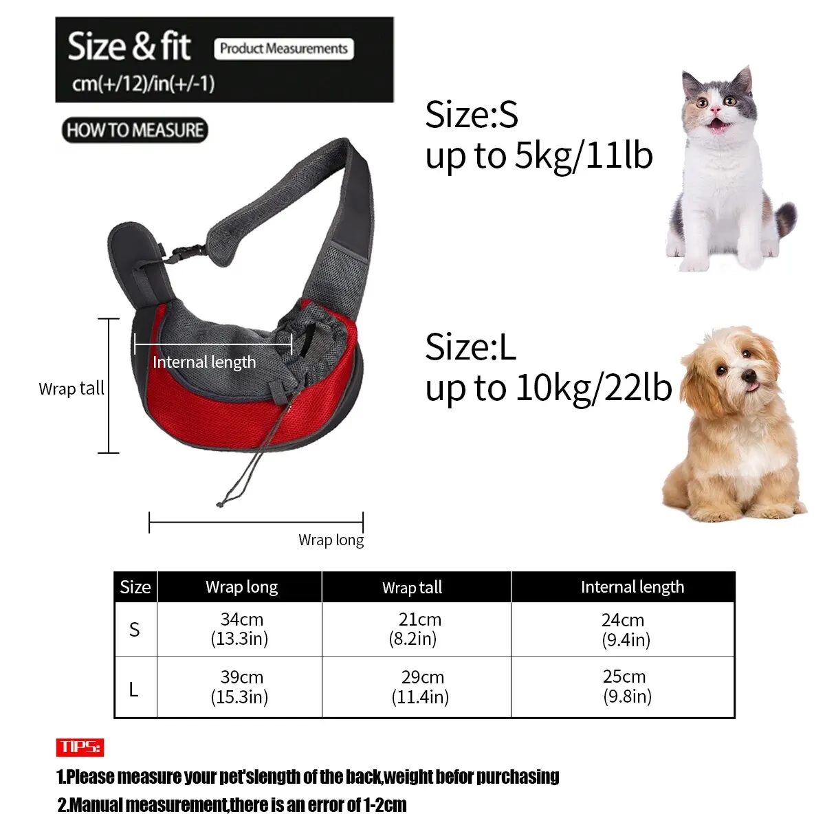 1 Uds. Bolsa para mascotas, bolso de hombro cruzado portátil de viaje para perros y gatos, mochila para mascotas de malla transpirable - imagen 3