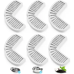 Filtro de agua para gatos, paquete de 3 filtros de repuesto para fuentes de cerámica y acero inoxidable, dispensador automático de agua para perros y fuentes para mascotas