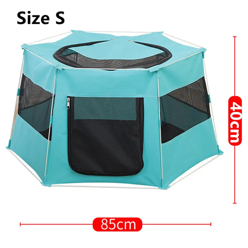 Casa plegable para gatos, tienda de partos para camas de cría, portátil, caja de nacimiento cerrada, perrera para mascotas - imagen 5