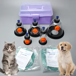 Kit de mascara de oxigeno para mascotas, gatos y perros, 5 tallas