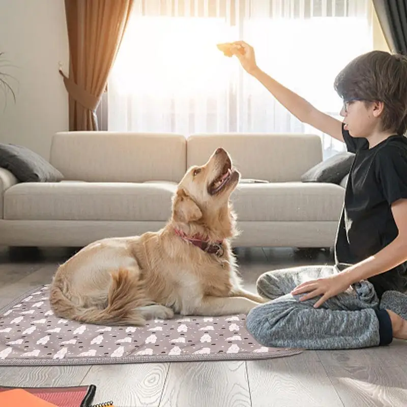 Almohadilla calefactora para mascotas, manta eléctrica impermeable para cachorros, alfombrilla de calentamiento para perros y gatos, almohadillas calefactoras antimordeduras con temporizador Digital y - imagen 4