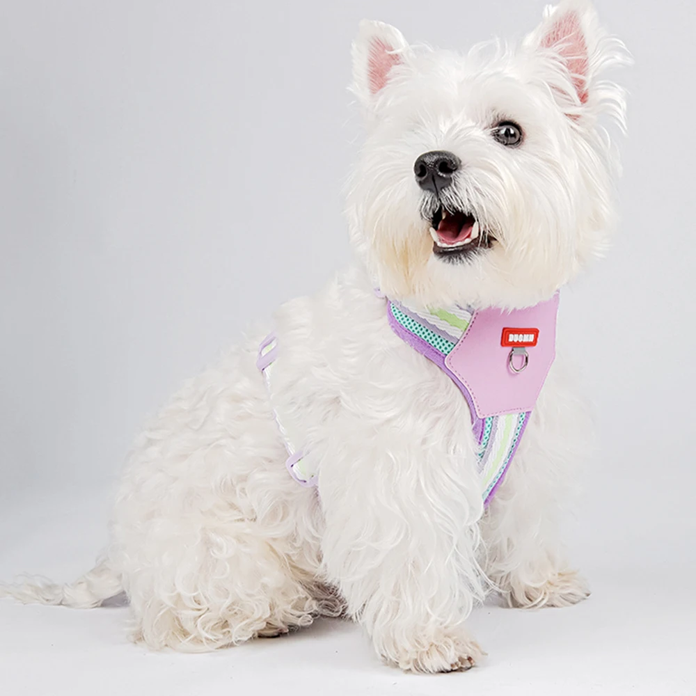 No Pull Pet Dog Harness for Small Dogs Pomeranian Schnauzer Outdoor Walking Supplies 2025 Newest Puppy Chest Straps - imagen 4