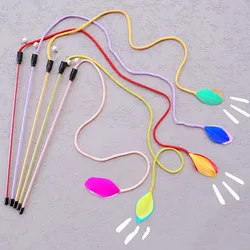 Varita de plumas con campana para gatos – Juguete interactivo
