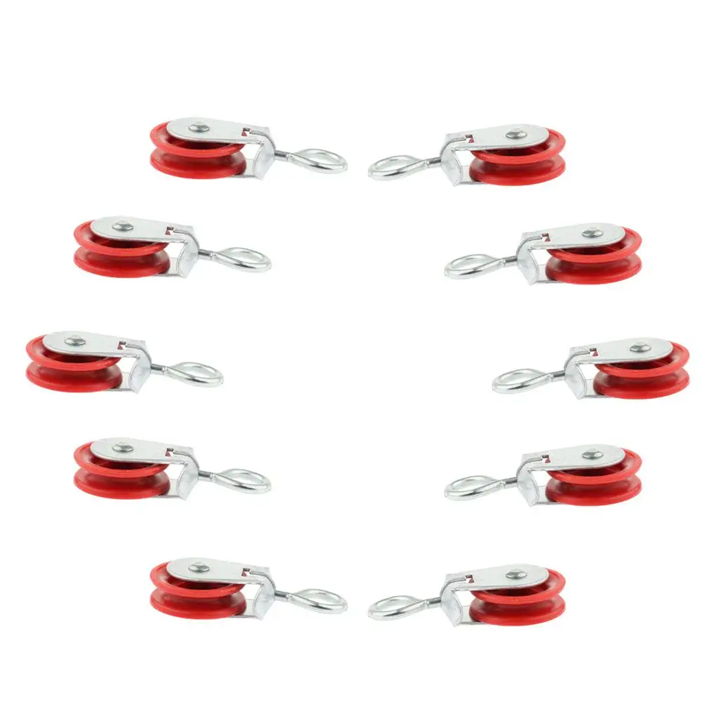 10 poleas para abridor automático de puerta de gallinero, aves de corral, pollos y pájaros - imagen 4