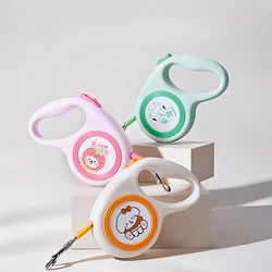 Correa retráctil para perro de 3M y 5M, correa para mascotas, cuerda de tracción, cinturón reflectante, correa Flexible automática para producto para perros pequeños, medianos y grandes