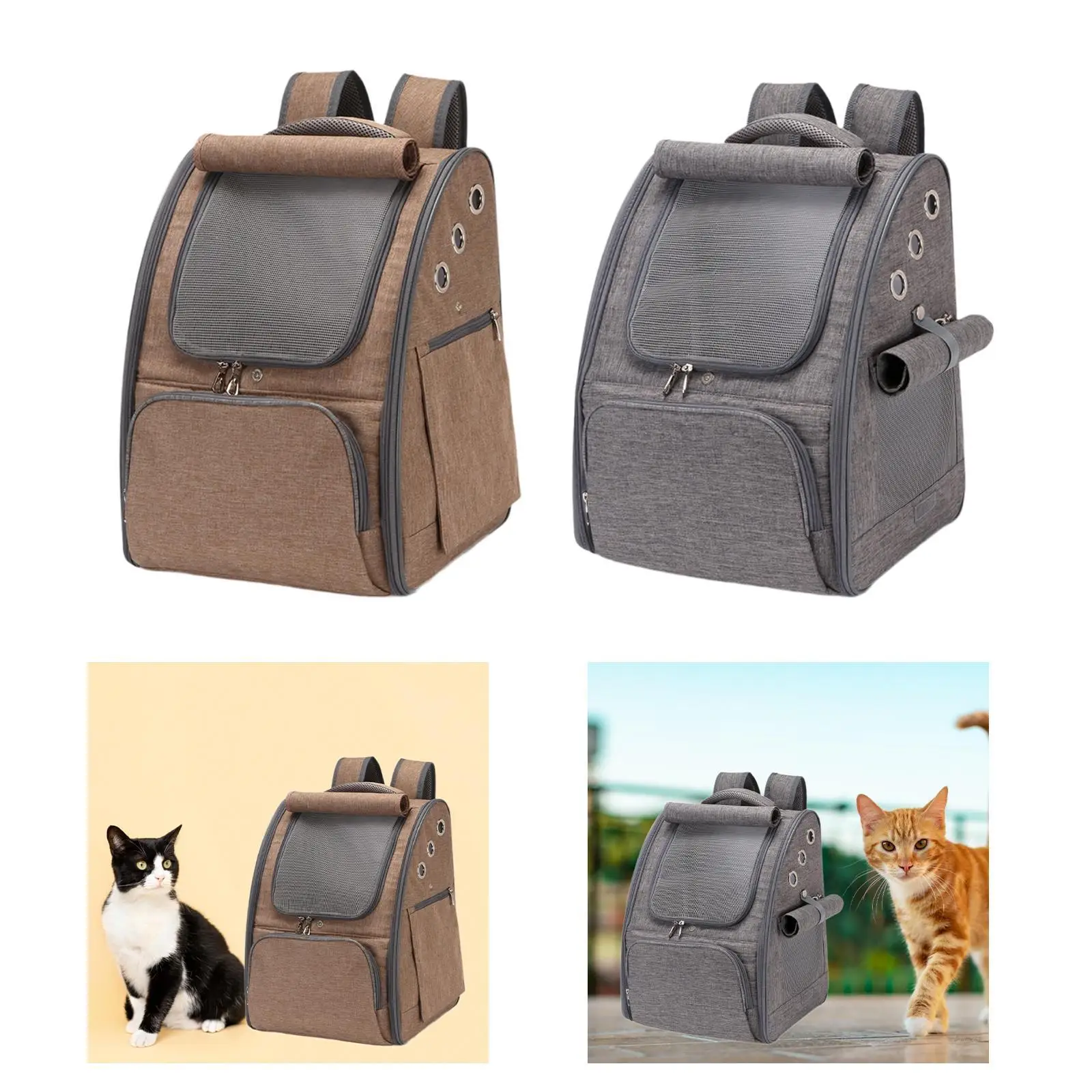Cat Backpack Kitty Pet Carrier Backpack for Outdoor Camping Walking Cat Backpack Kitty Pet Carrier Backpack for Outdoor Camping Walking