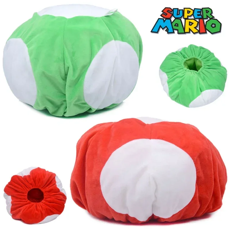 Sombrero de Super Marios Bros, sombrero de princesa melocotón con corona, sombrero de seta, sombreros de Cosplay, letras en inglés bordadas, gorra de béisbol verde y roja