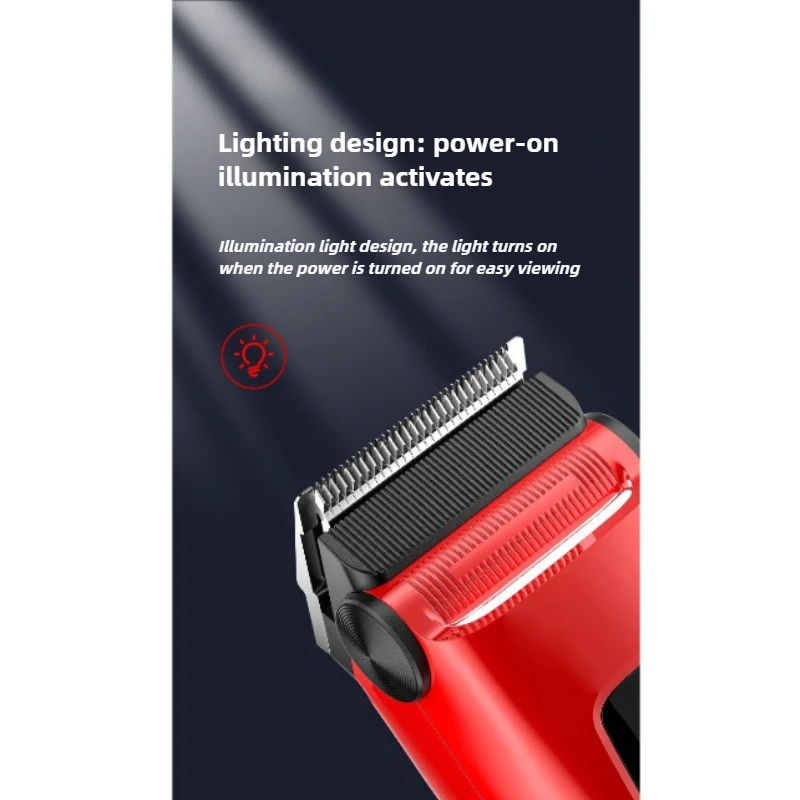 Cortadora de pelo para mascotas, cortadora de pelo para perros con ajuste de varias velocidades, función de iluminación, máquinas de corte de pelo para perros, afeitadora profesional para perros - imagen 5