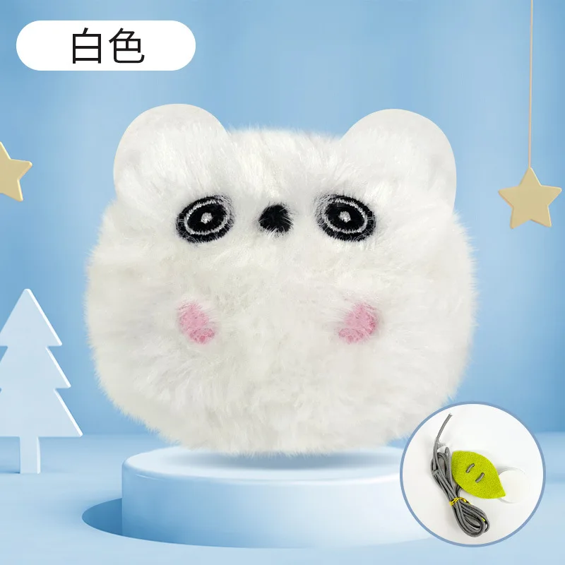 Juguete colgante para gatos con bola sonora y peluche resistente - imagen 5