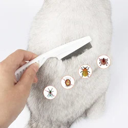 Peine antipulgas acero inoxidable para gatos y perros