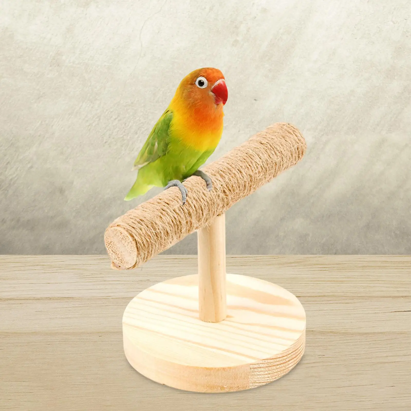 Tabletop Bird Perch Bird Cage Perch Tabletop Bird Play Stand for Parakeets Cockatiels