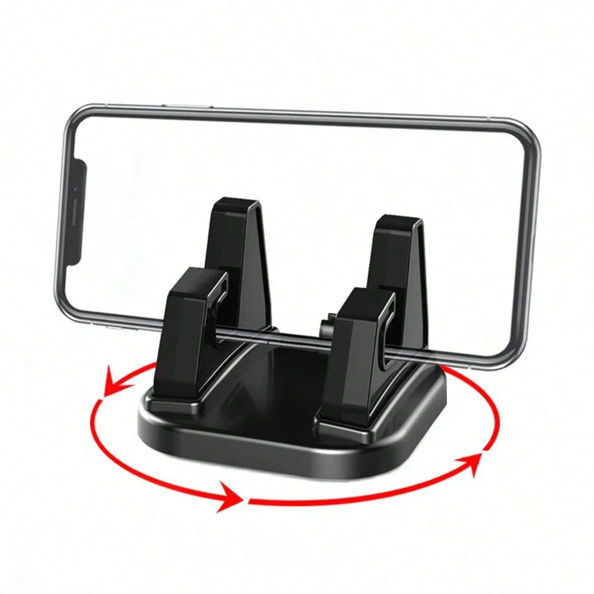 Soporte giratorio para teléfono coche – Base adhesiva 360° para tablero