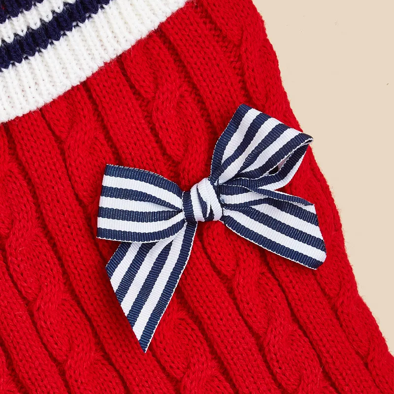 Otoño Invierno suéter para perros, ropa cálida y bonita para mascotas para perros pequeños y medianos, abrigo grueso para cachorros, Chihuahua Yorkie Customes - imagen 5