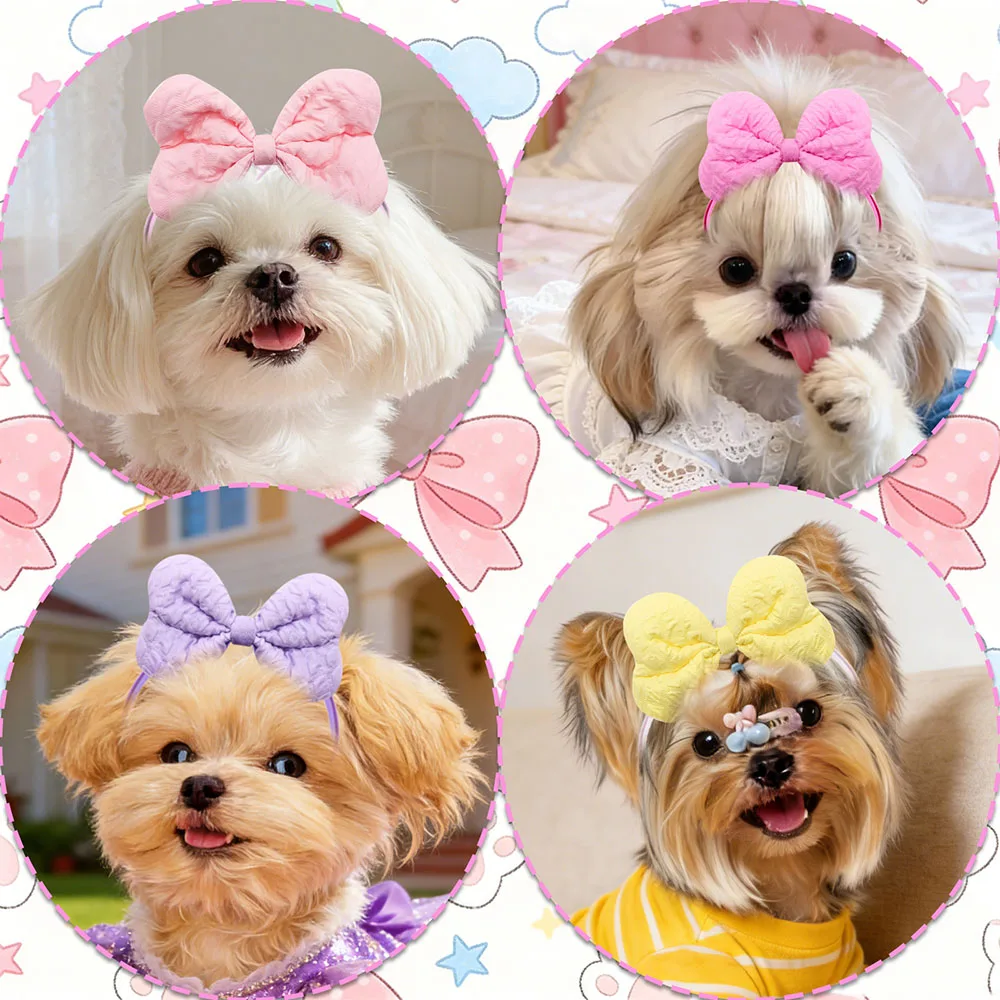 Lazos ajustables pastel para perros y gatos – Accesorios de peluquería - imagen 3