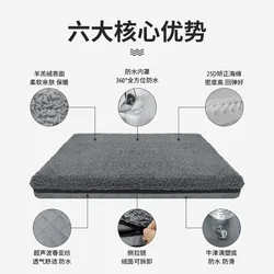 Cama perro doble uso desmontable impermeable cálida invierno y verano