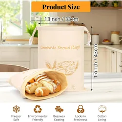 Bolsas cera de abeja reutilizables para comida de gatos y perros