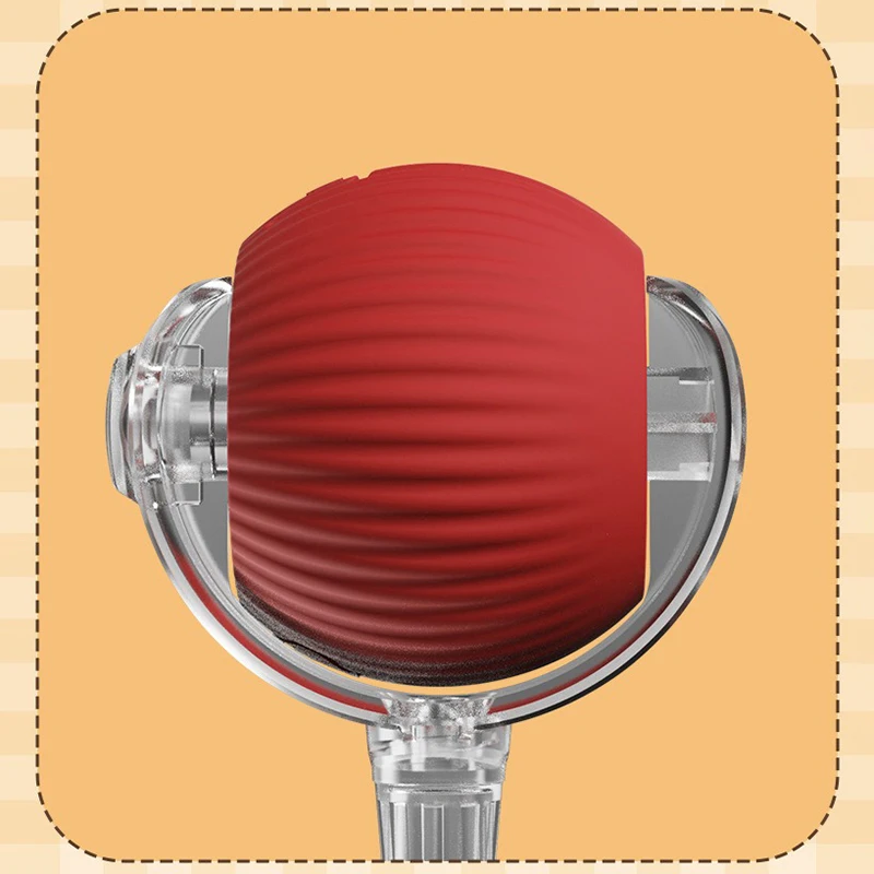 Pelota de juguete interactiva eléctrica para gatos, Bola rodante automática para burlas, imitación de cola de ratón, juguetes de entrenamiento recargables para perros y gatos - imagen 4