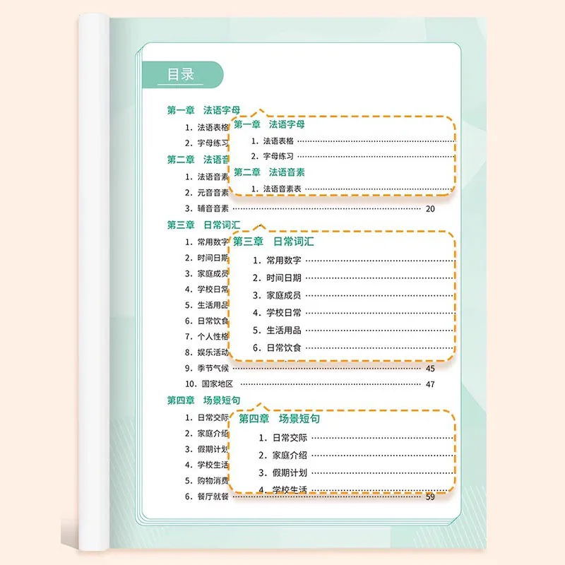 Cuaderno caligrafía francesa con trazado alfabeto para principiantes - imagen 2