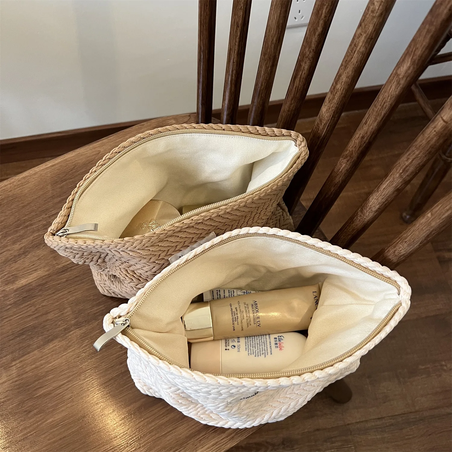 Bolsa artesanal de ganchillo algodón con cremallera para gatos y perros - imagen 5