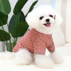Abrigo de invierno para perros pequeños – Algodón acolchado