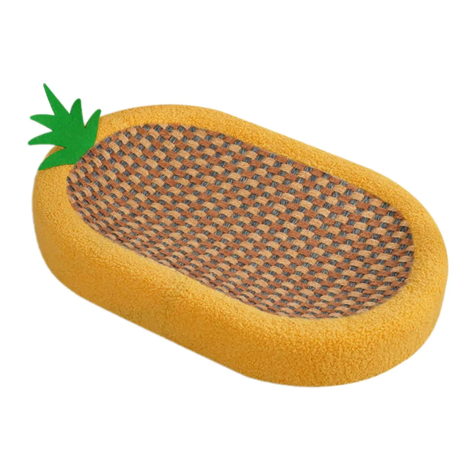 Cat Scratcher Lounge Bed Cat Scratcher Board Oval Sturdy Playing Cat Scratching Mat Sofa Furniture Protector for Pet Gift