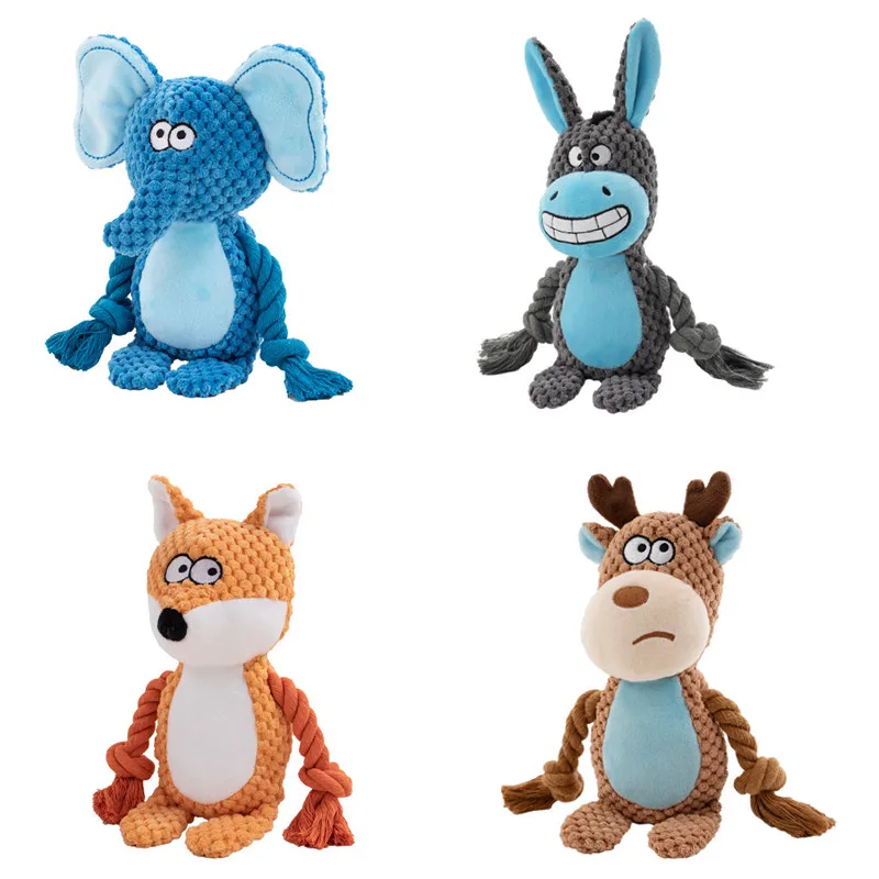 Juguete peluche con sonajero para perros pequeños y cachorros – Resistente a mordidas - imagen 5