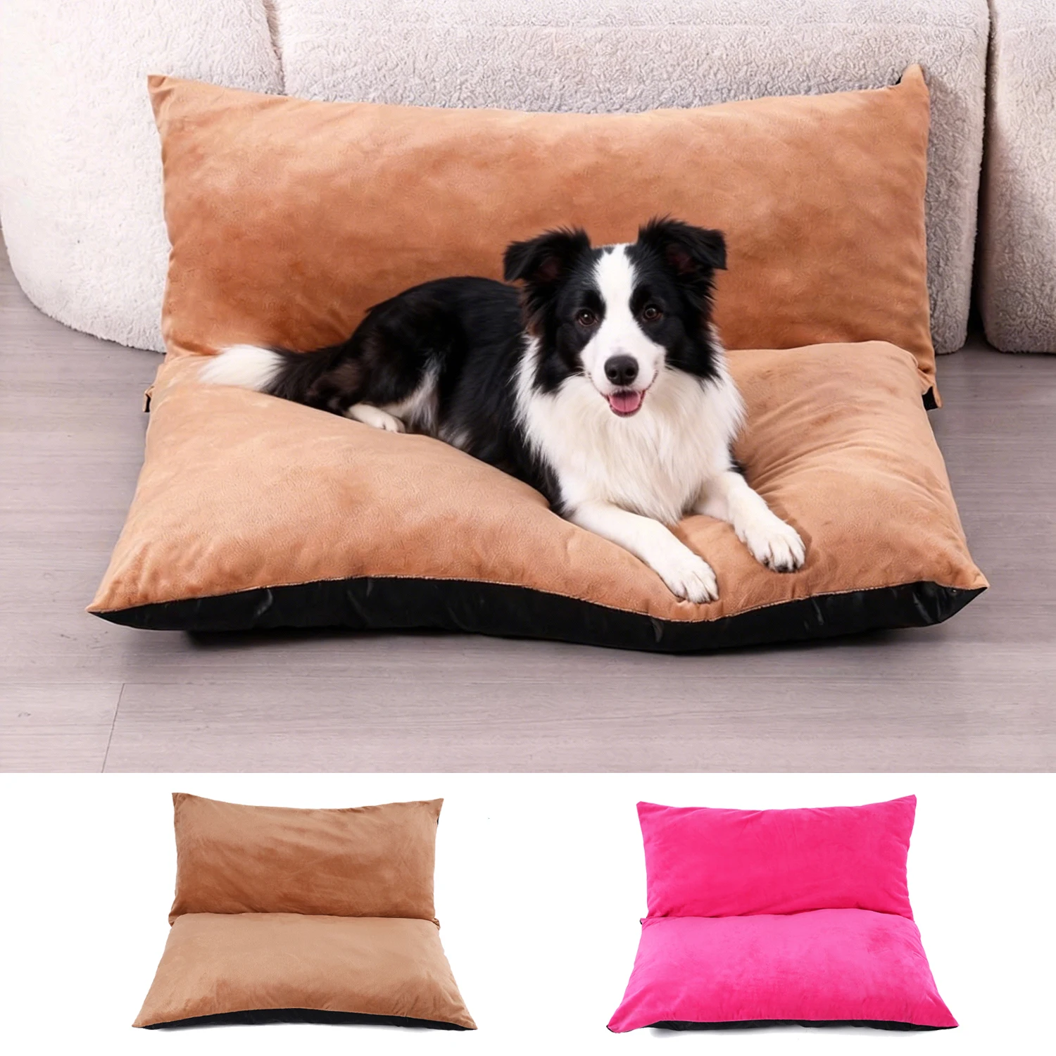 Cama sofá suave para gatos medianos y perros pequeños – Cojín cálido
