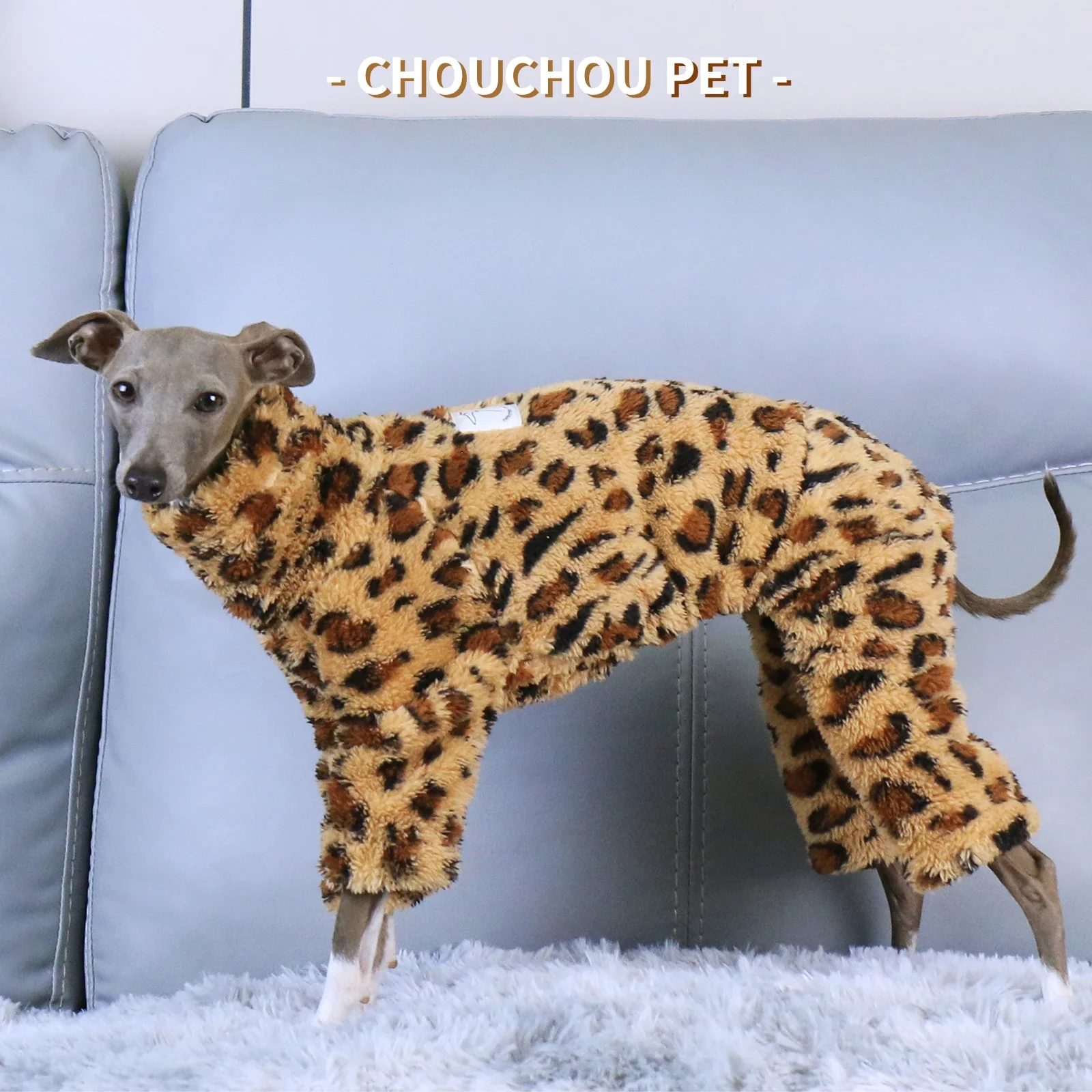 Pelele de lana para perros Whippet - abrigo cómodo y cálido