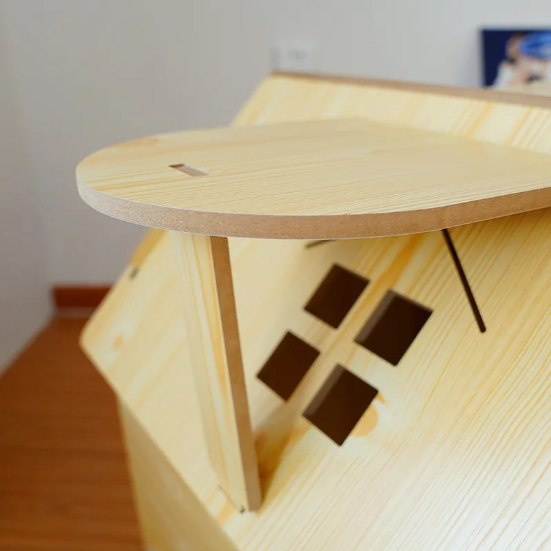 Casa interior para perros, puerta de cama, perrera pequeña y mediana para perros y gatos, cómoda casa para cachorros al aire libre, interior con rejillas de ventilación, suministros para jaulas para mascotas - imagen 5