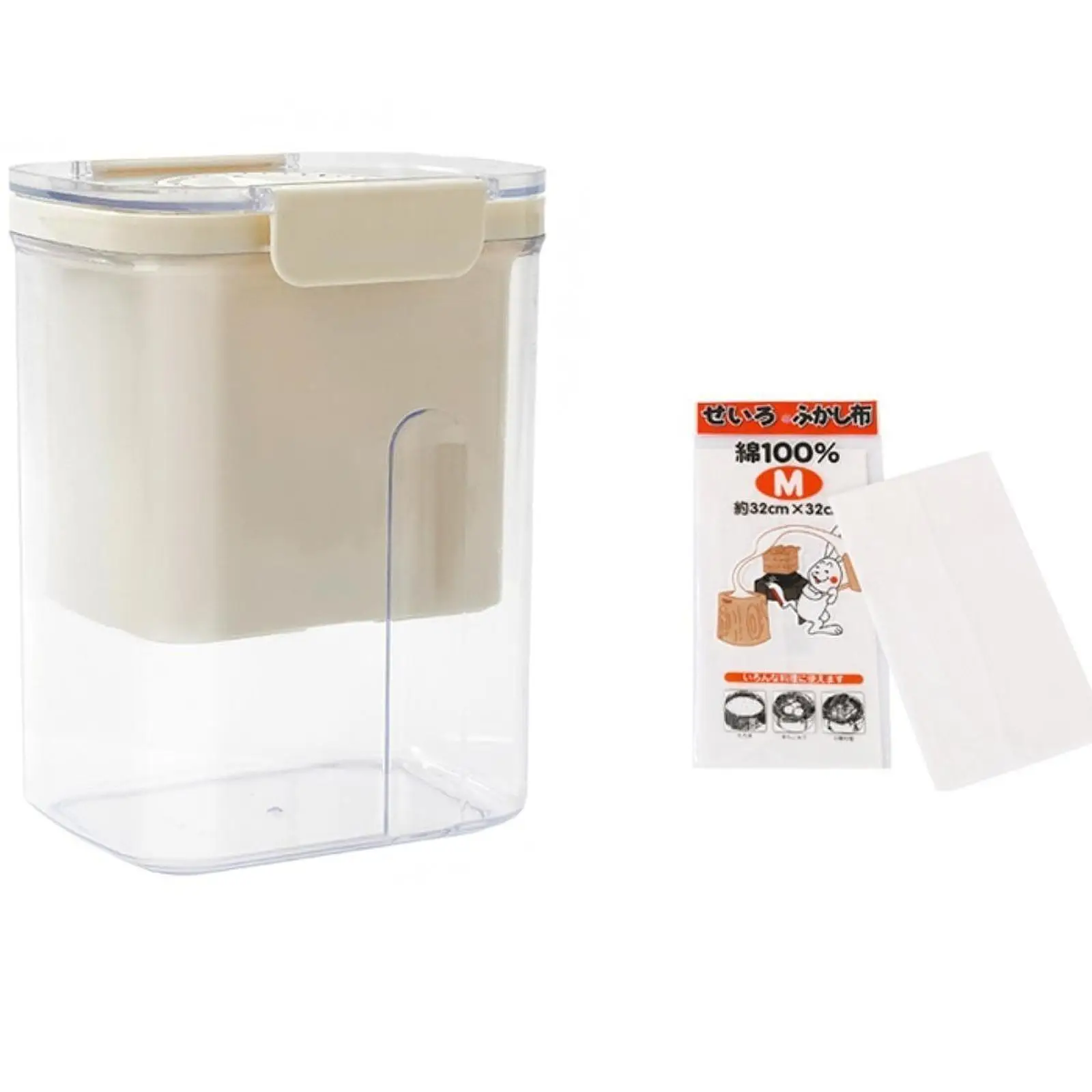 Yogurt Strainer Easy to Clean Multifunctional Manual Homemade Yogurt Tool Fine Mesh Whey Separation Yogurt Filter Maker 1.6L