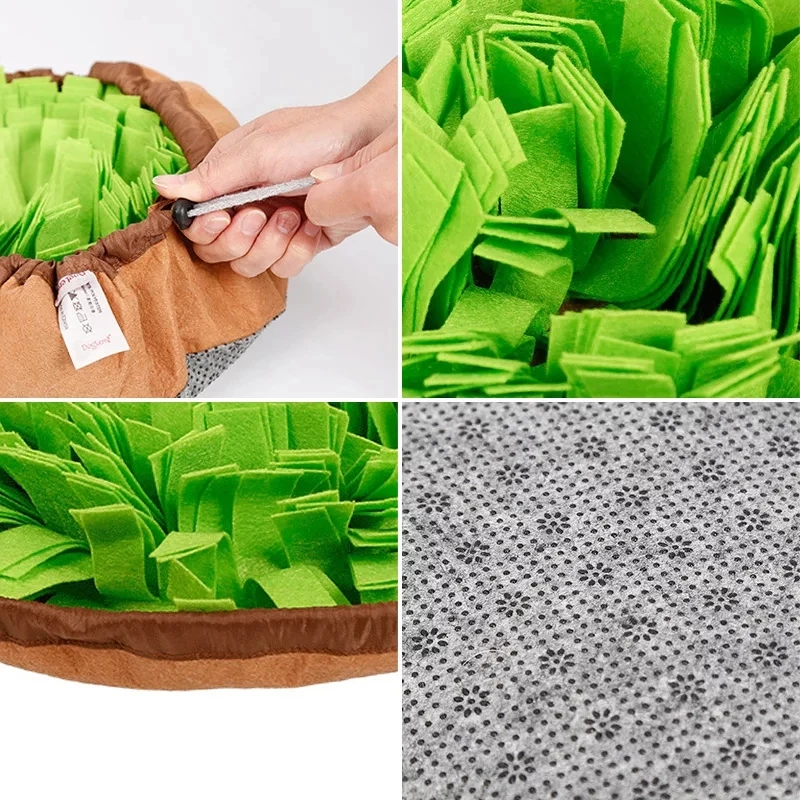 Cuenco para perros y gatos, alimentador de almohadilla de olor lento, entrenamiento IQ, antiasfixia, juguete para comer - imagen 3