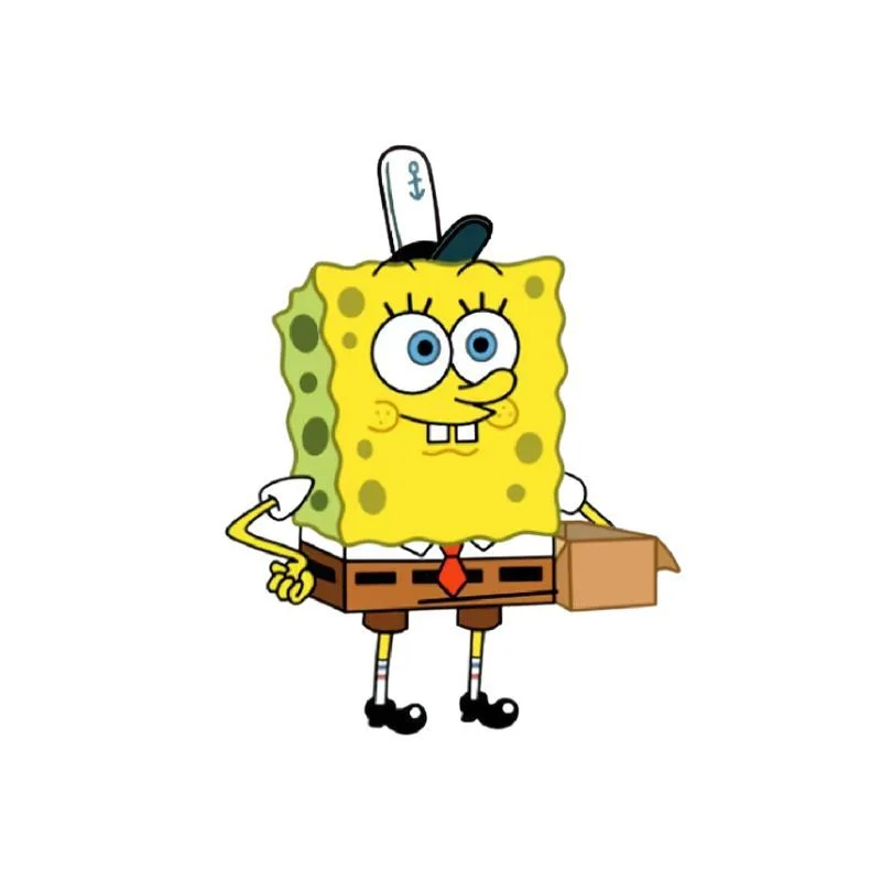 22 Uds. Soporte acrílico de dibujos animados de Bob Esponja, figura de estrella de Anime Patrick, adornos de tarjetas de pie, modelo Kawaii, figuras de calamar, juguete para regalo - imagen 5