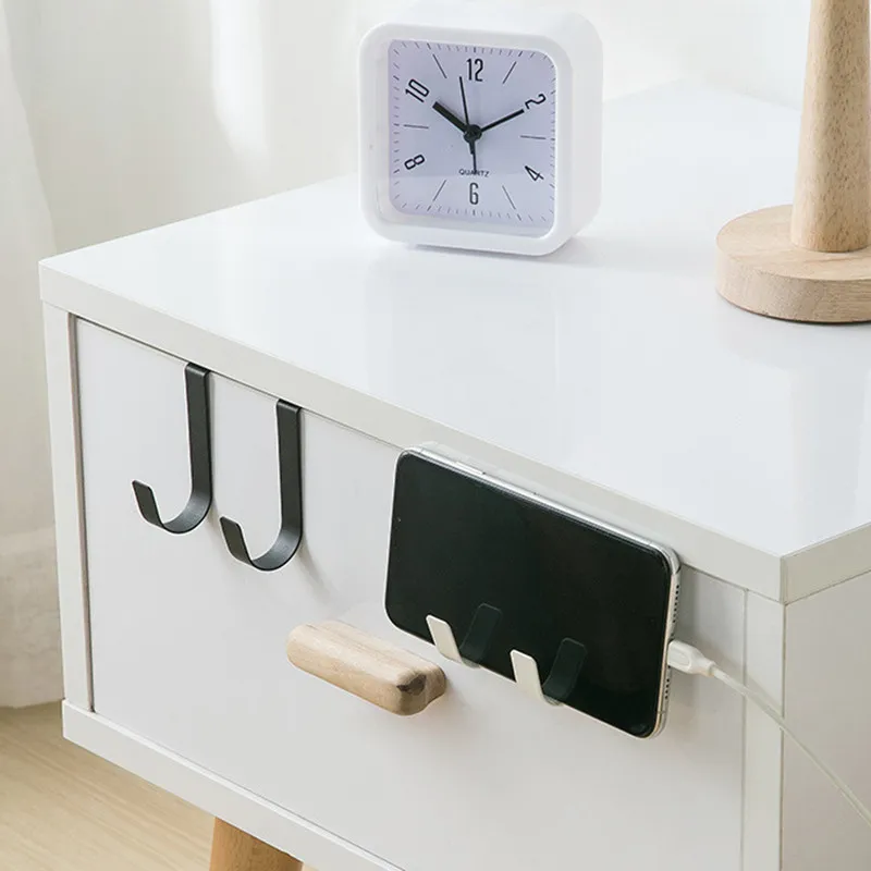 Ganchos multiusos para puerta de armario de cocina, gancho trasero para colgar ropa, abrigo, sombrero, colgador de toallas, gancho de almacenamiento, accesorios de baño - imagen 4