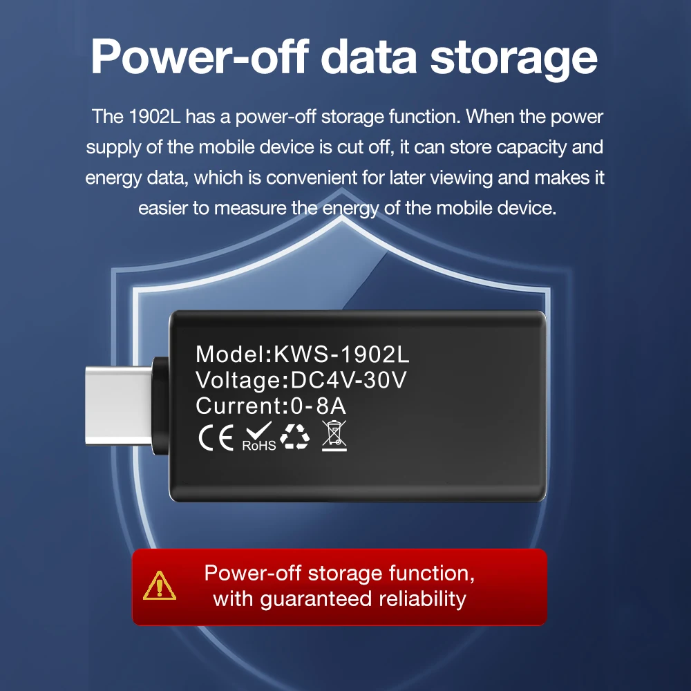 Probador USB-C para medir voltaje y corriente CC en cargadores - imagen 5